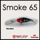 Balista Smoke 65 LED fishing lure Glass black