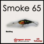 Balista Smoke 65 LED fishing lure Black frog
