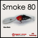 Balista Smoke 80 Glass-Black LED fishing Lure
