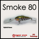 Balista Smoke 80 Hybrid-Green LED fishing lure