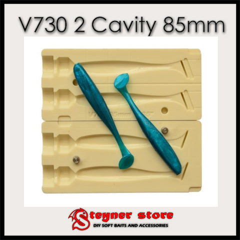 2 Cavity Easy Shiner V730 85mm Fishing mold