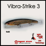 Vibra-Strike 3 Lurequeen rechargeable LED fishing lure Gold