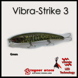 Vibra-Strike 3 Lurequeen rechargeable LED fishing lure Green