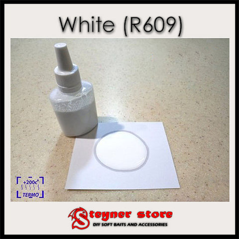 Pigment White (R609) fishing soft bait mold