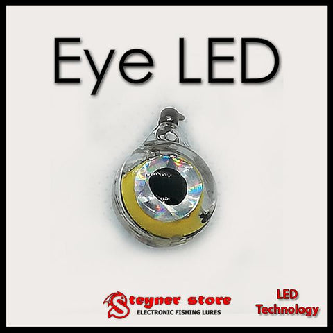 Eye shaped fishing deep drop LED