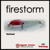 Balista Firestorm LED fishing lure Red head