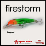 Balista Firestorm LED fishing lure firegreen