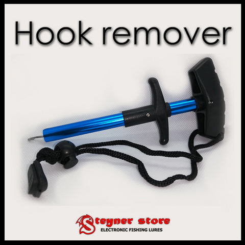 Easy hook remover 17 cm blue