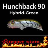 Balista Hunchback 90 LED fishing lure hybrid green