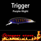Balista Trigger LED fishing Lure purple night
