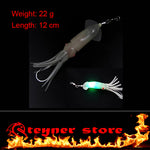 LED fishing lure Squid 22g, 12cm